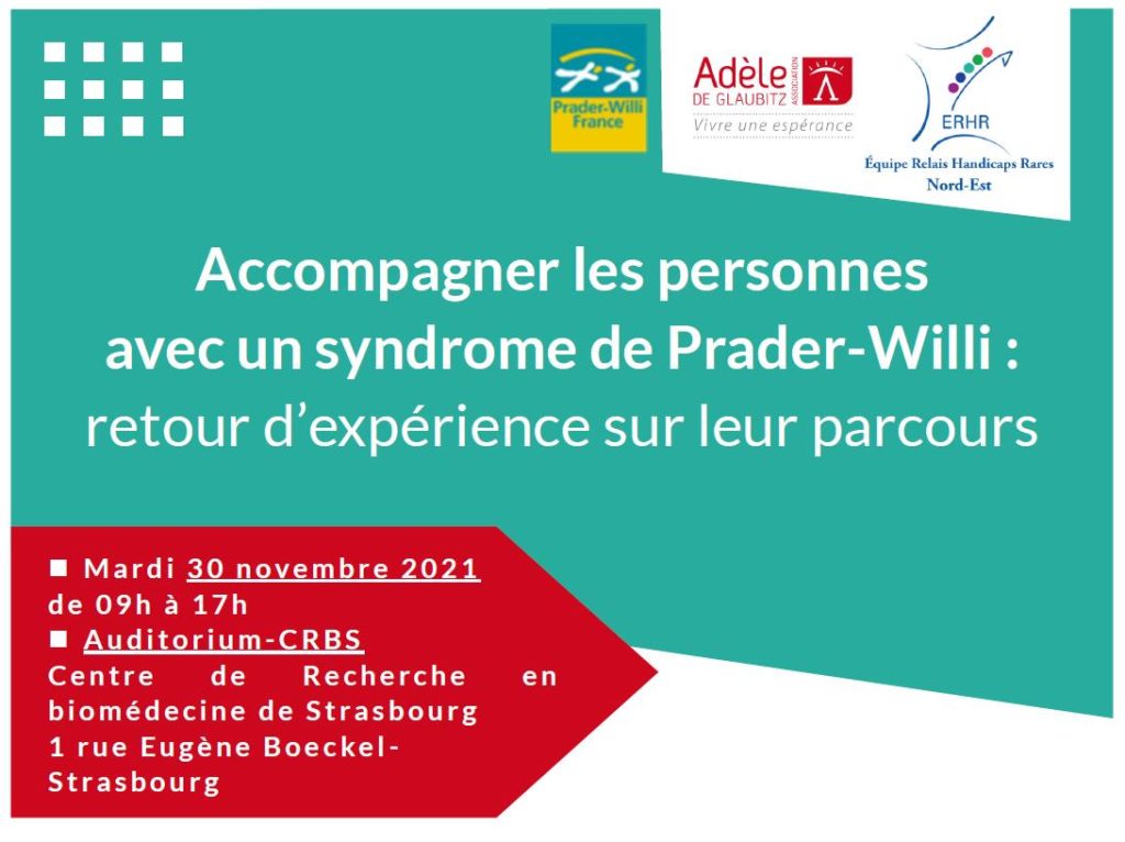 Accompagner les personnes avec un syndrome de Prader Willi - informations sur la conférence du 30 novembre 2021
